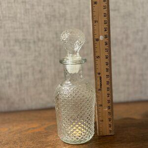 Vintage Avon Diamond Cut Perfume Bottle With Stopper